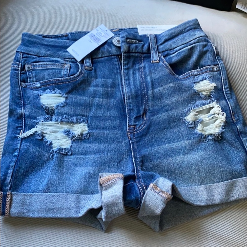 american eagle jean shorts never worn